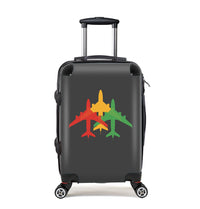Thumbnail for Colourful 3 Airplanes Designed Cabin Size Luggages