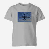 Thumbnail for Airplane From Below Designed Children T-Shirts