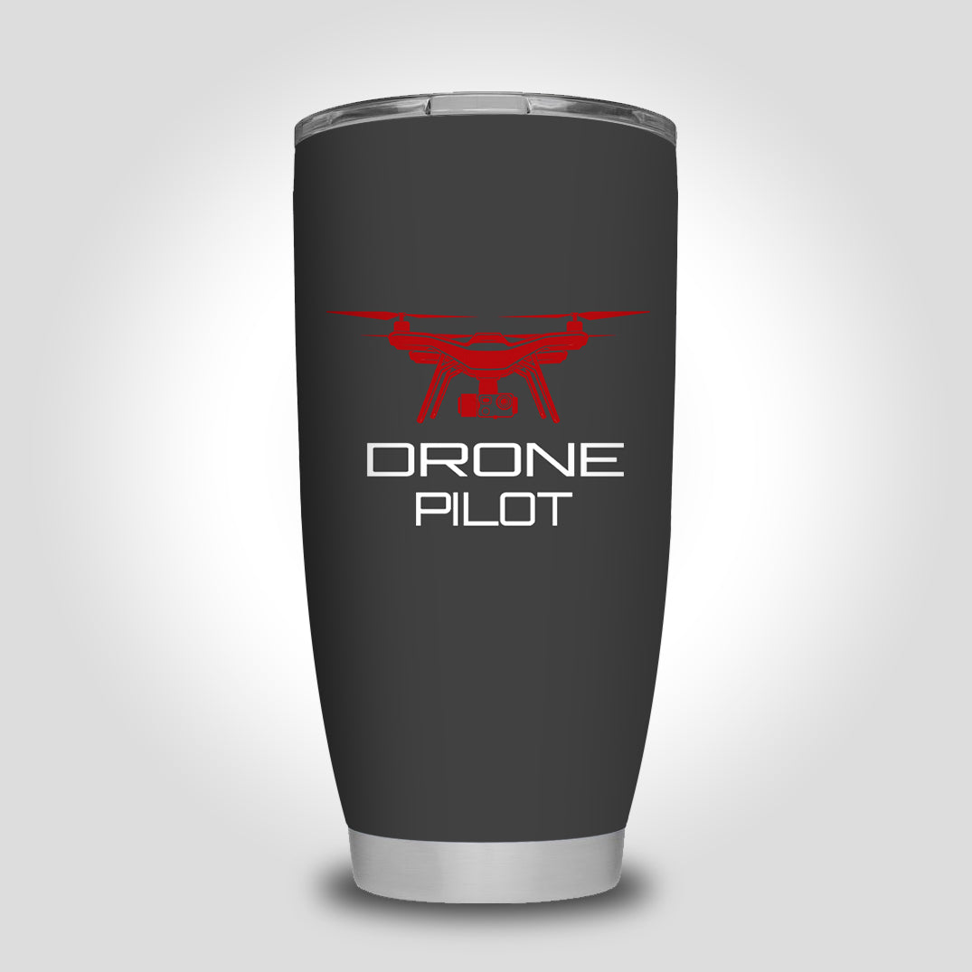 Drone Pilot Designed Tumbler Travel Mugs