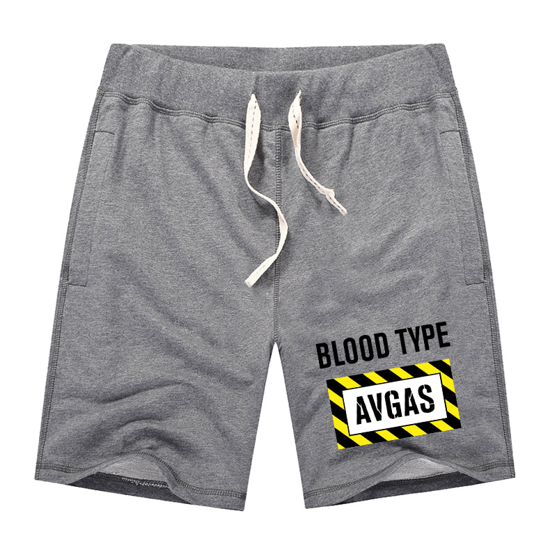Blood Type AVGAS Designed Cotton Shorts