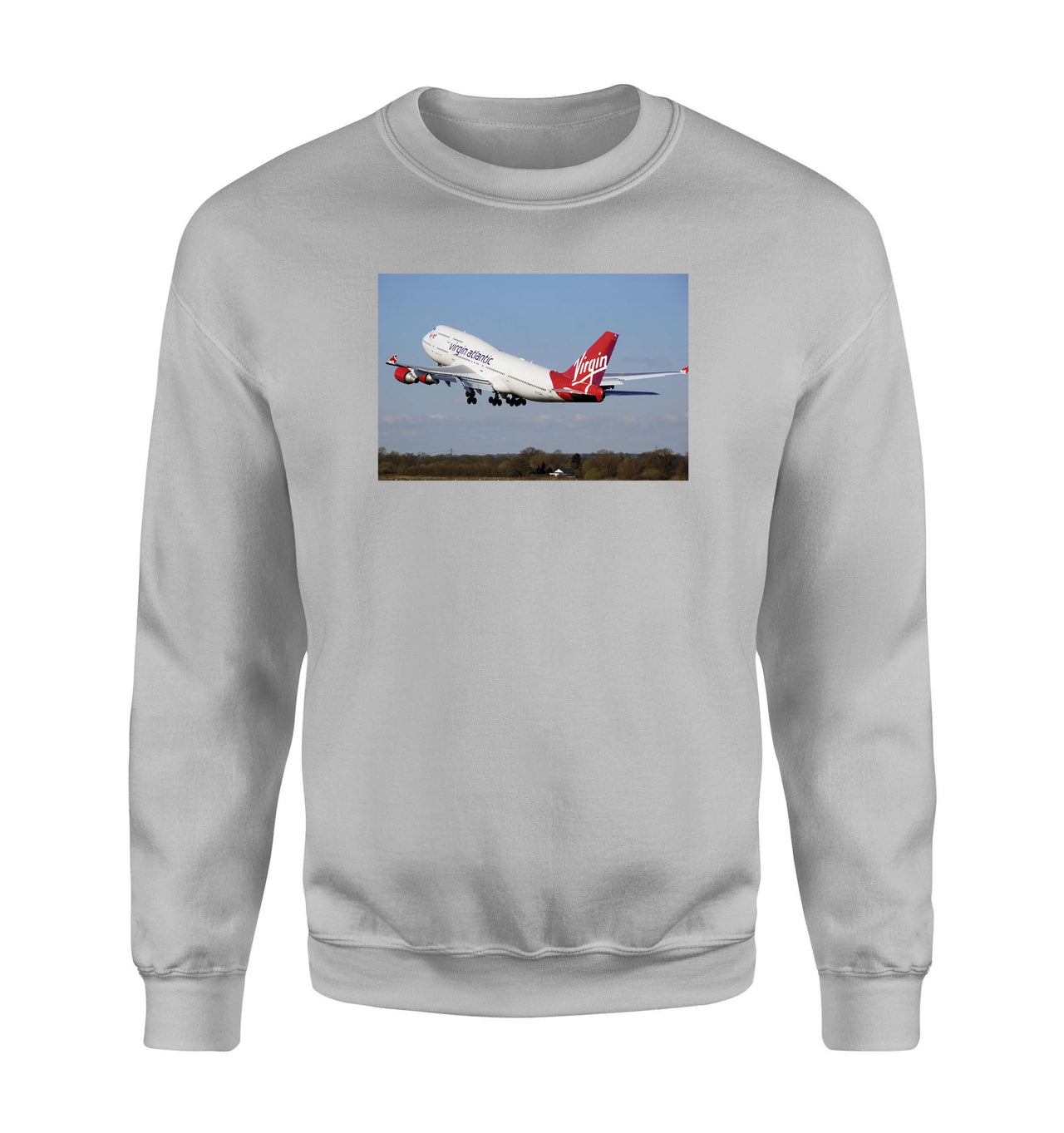 Virgin Atlantic Boeing 747 Designed Sweatshirts
