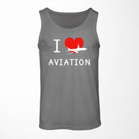 Thumbnail for I Love Aviation Designed Tank Tops