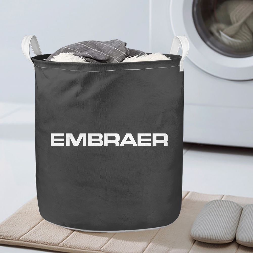 Embraer & Text Designed Laundry Baskets