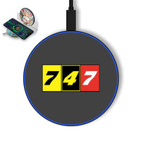 Thumbnail for Flat Colourful 747 Designed Wireless Chargers