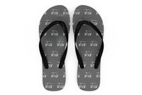 Thumbnail for The McDonnell Douglas F15 Designed Slippers (Flip Flops)