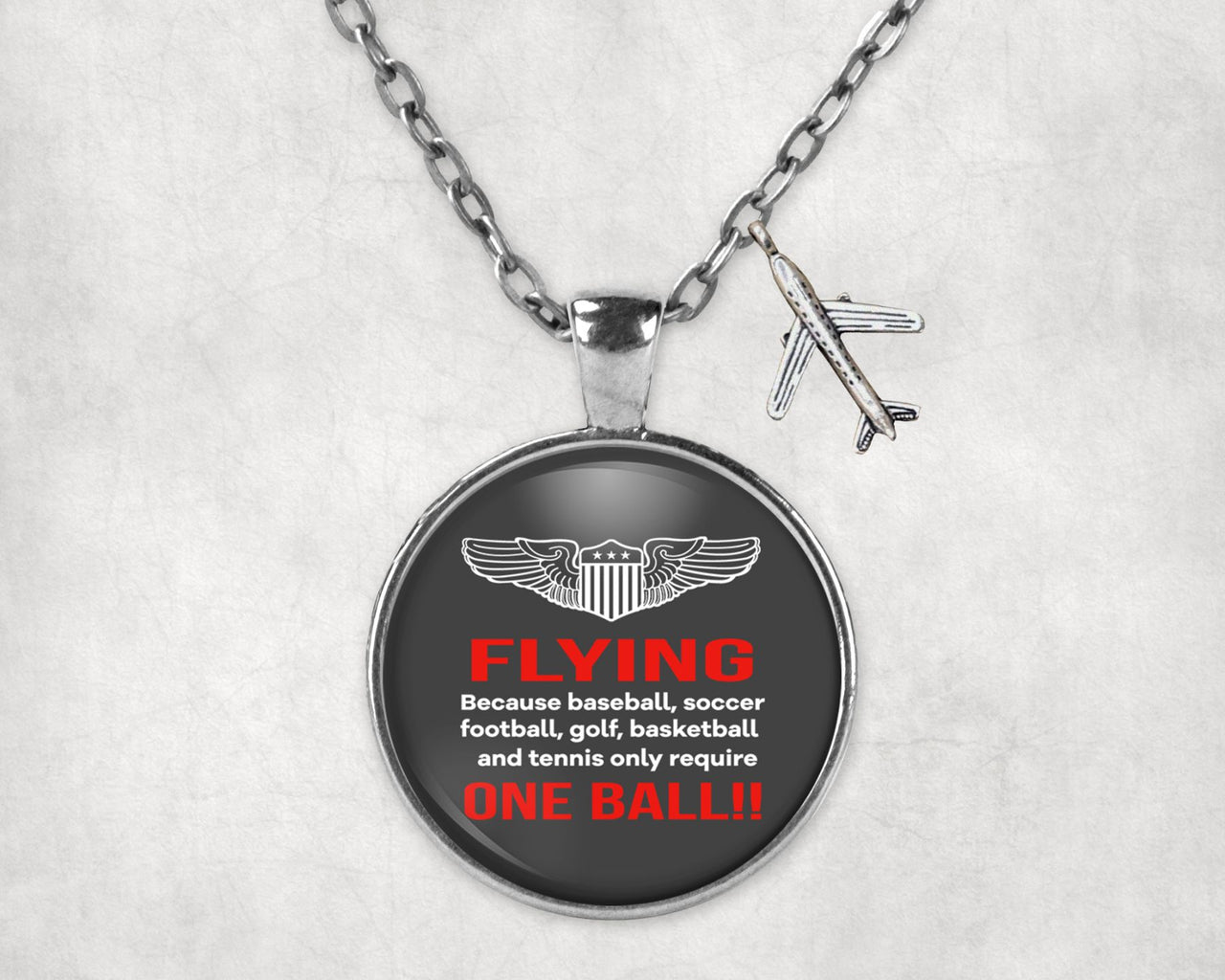 Flying One Ball Designed Necklaces