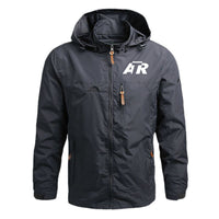 Thumbnail for ATR & Text Designed Thin Stylish Jackets