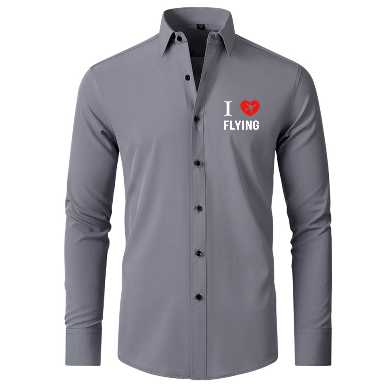 I Love Flying Designed Long Sleeve Shirts