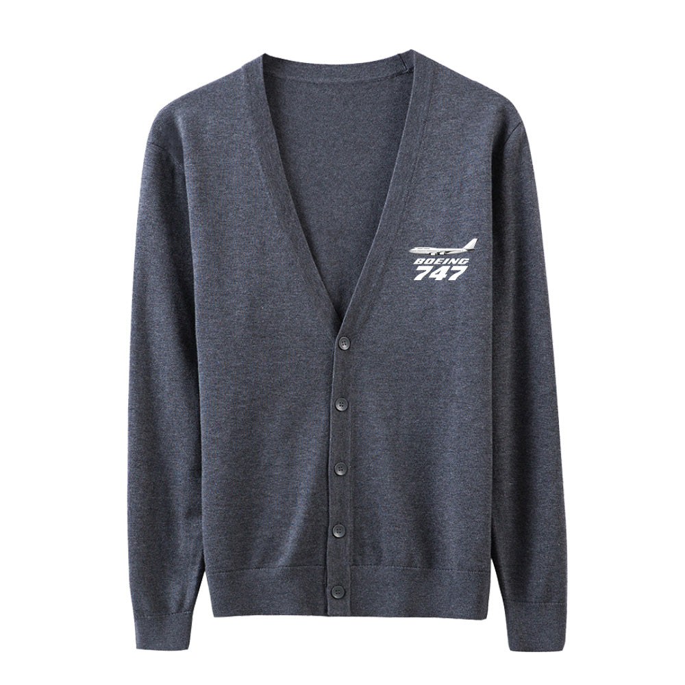 The Boeing 747 Designed Cardigan Sweaters