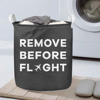 Thumbnail for Remove Before Flight Designed Laundry Baskets
