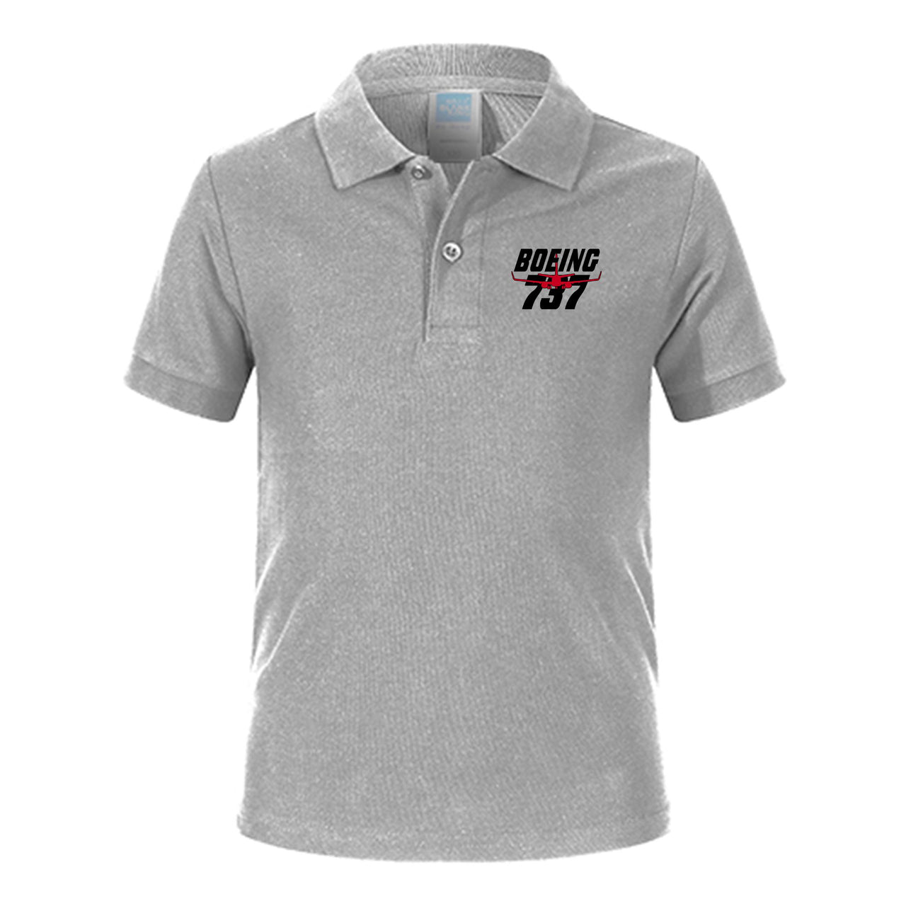 Amazing Boeing 737 Designed Children Polo T-Shirts