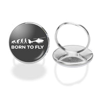Thumbnail for Born To Fly Helicopter Designed Rings