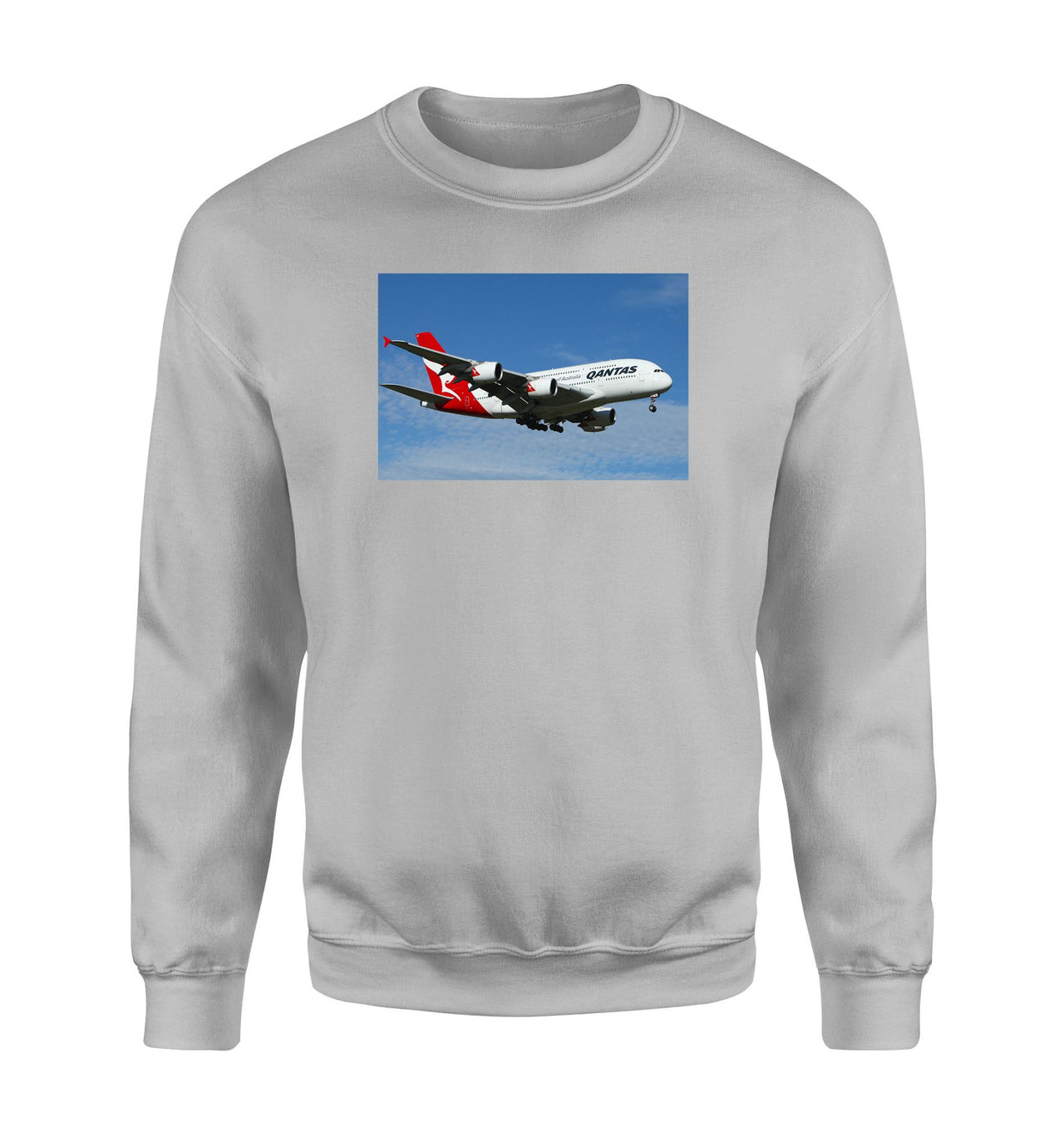 Landing Qantas A380 Designed Sweatshirts