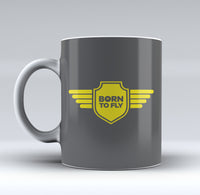 Thumbnail for Born To Fly & Badge Designed Mugs