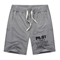 Thumbnail for Pilot [Noun] Designed Cotton Shorts