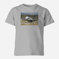 Thumbnail for Departing Singapore Airlines A380 Designed Children T-Shirts