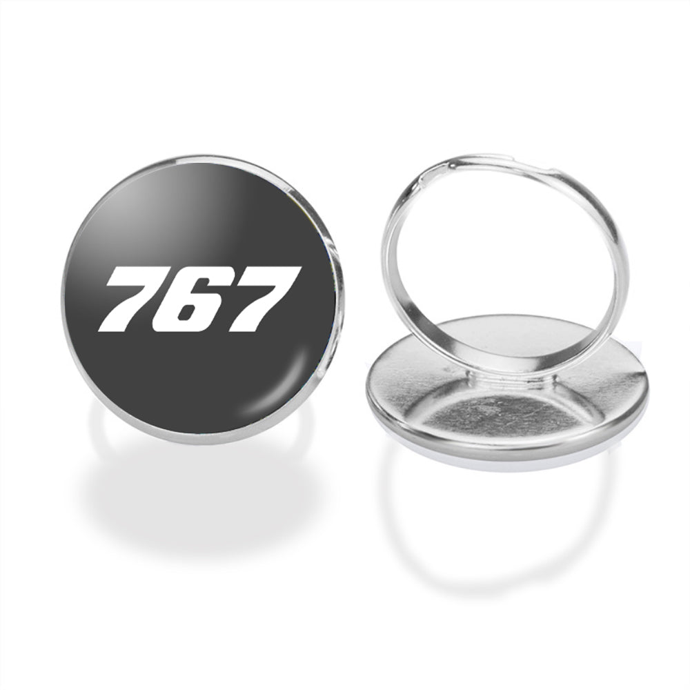 767 Flat Text Designed Rings