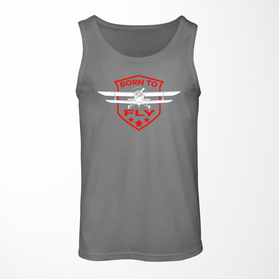 Born To Fly Designed Designed Tank Tops