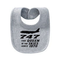 Thumbnail for Boeing 747 - Queen of the Skies (2) Designed Baby Saliva & Feeding Towels