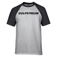 Thumbnail for Gulfstream & Text Designed Raglan T-Shirts