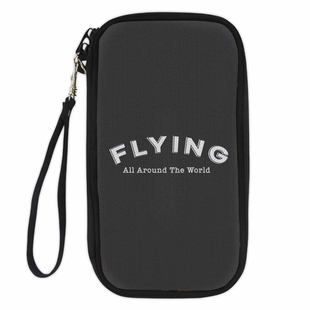 Flying All Around The World Designed Travel Cases & Wallets