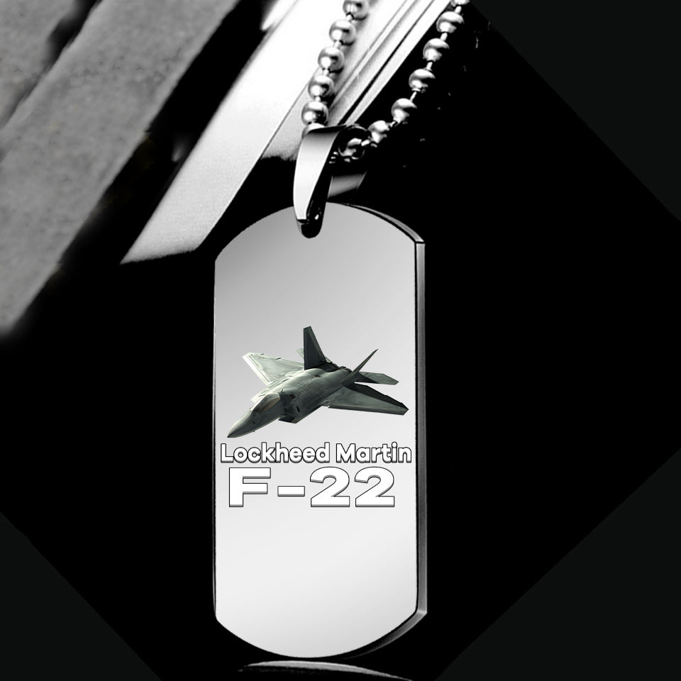 The Lockheed Martin F22 Designed Metal Necklaces