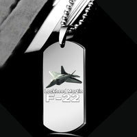 Thumbnail for The Lockheed Martin F22 Designed Metal Necklaces