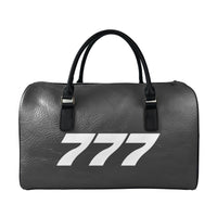 Thumbnail for 777 Flat Text Designed Leather Travel Bag