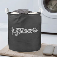 Thumbnail for Special Cessna Text Designed Laundry Baskets
