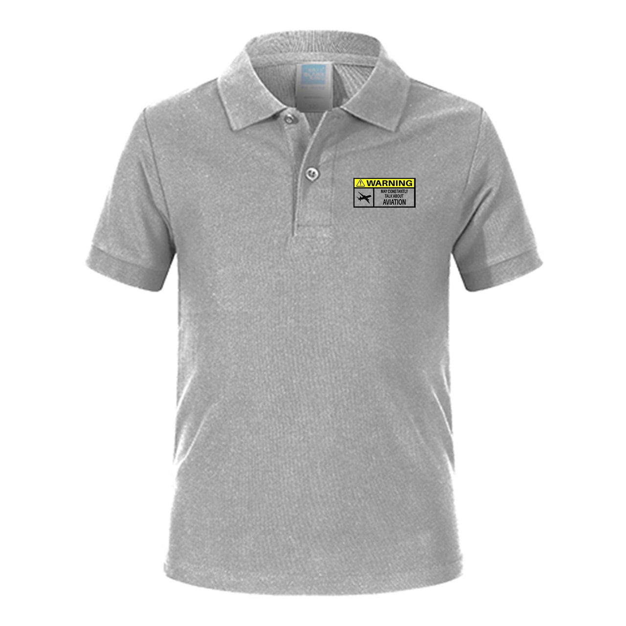 Warning May Constantly Talk About Aviation Designed Children Polo T-Shirts