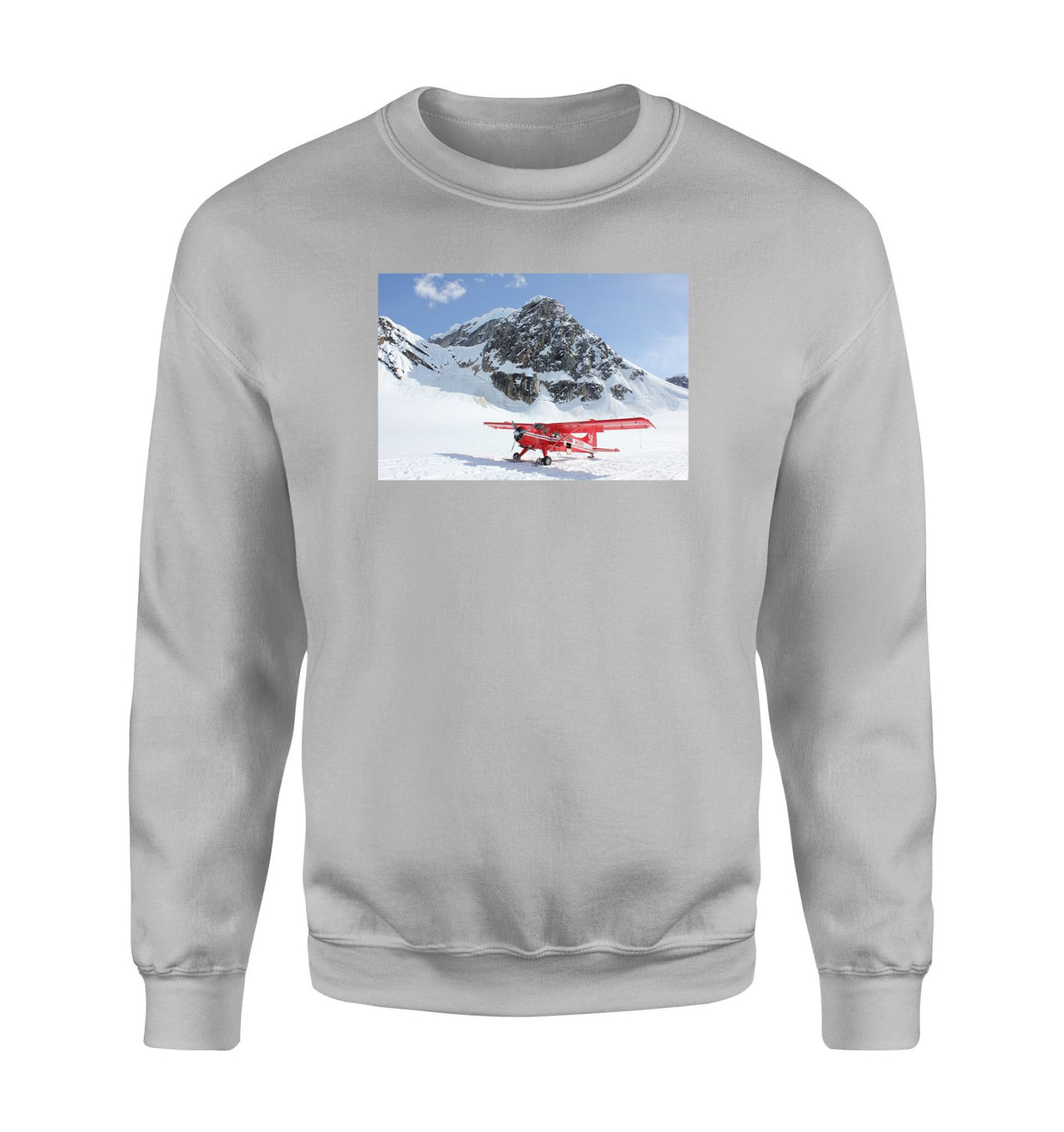 Amazing Snow Airplane Designed Sweatshirts