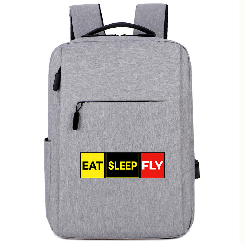Eat Sleep Fly (Colourful) Designed Super Travel Bags