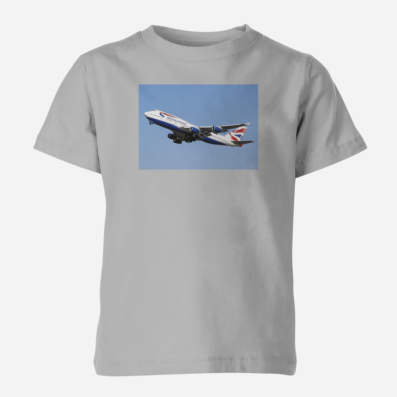 Departing British Airways Boeing 747 Designed Children T-Shirts