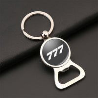 Thumbnail for 777 Flat Text Designed Bottle Opener Key Chains