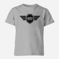 Thumbnail for Born To Fly & Badge Designed Children T-Shirts