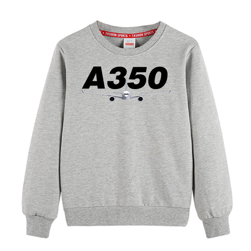 Super Airbus A350 Designed "CHILDREN" Sweatshirts