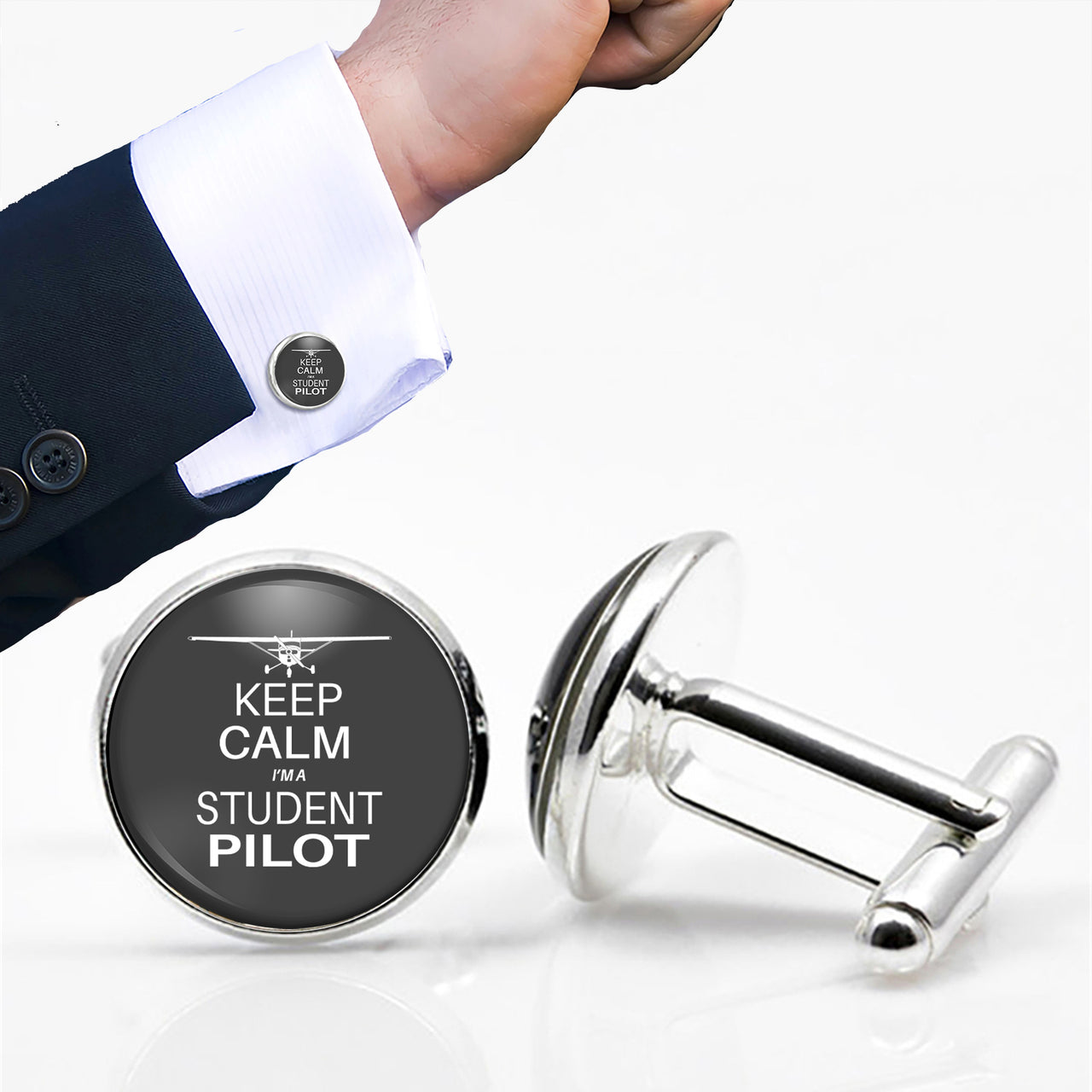 Student Pilot Designed Cuff Links