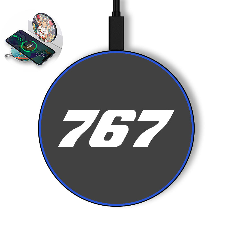 767 Flat Text Designed Wireless Chargers