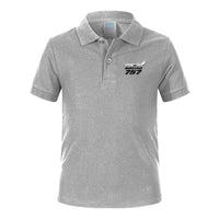 Thumbnail for The Boeing 757 Designed Children Polo T-Shirts