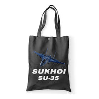 Thumbnail for The Sukhoi SU-35 Designed Tote Bags