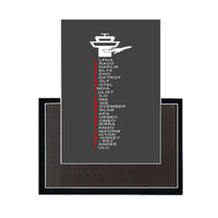 Thumbnail for Aviation Alphabet Designed Magnets