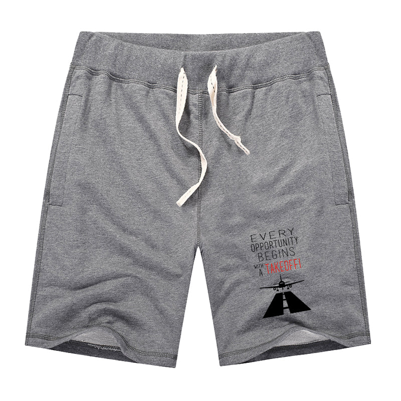 Every Opportunity Designed Cotton Shorts