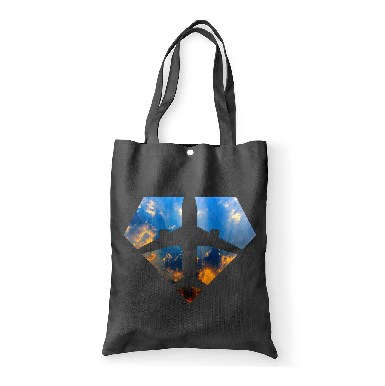 Supermen of The Skies (Sunrise) Designed Tote Bags