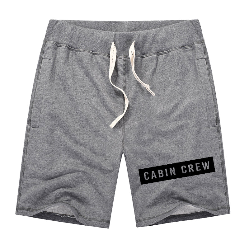 Cabin Crew Text Designed Cotton Shorts