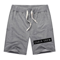 Thumbnail for Cabin Crew Text Designed Cotton Shorts