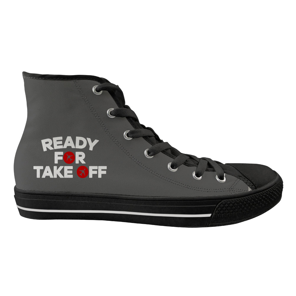 Ready For Takeoff Designed Long Canvas Shoes (Women)