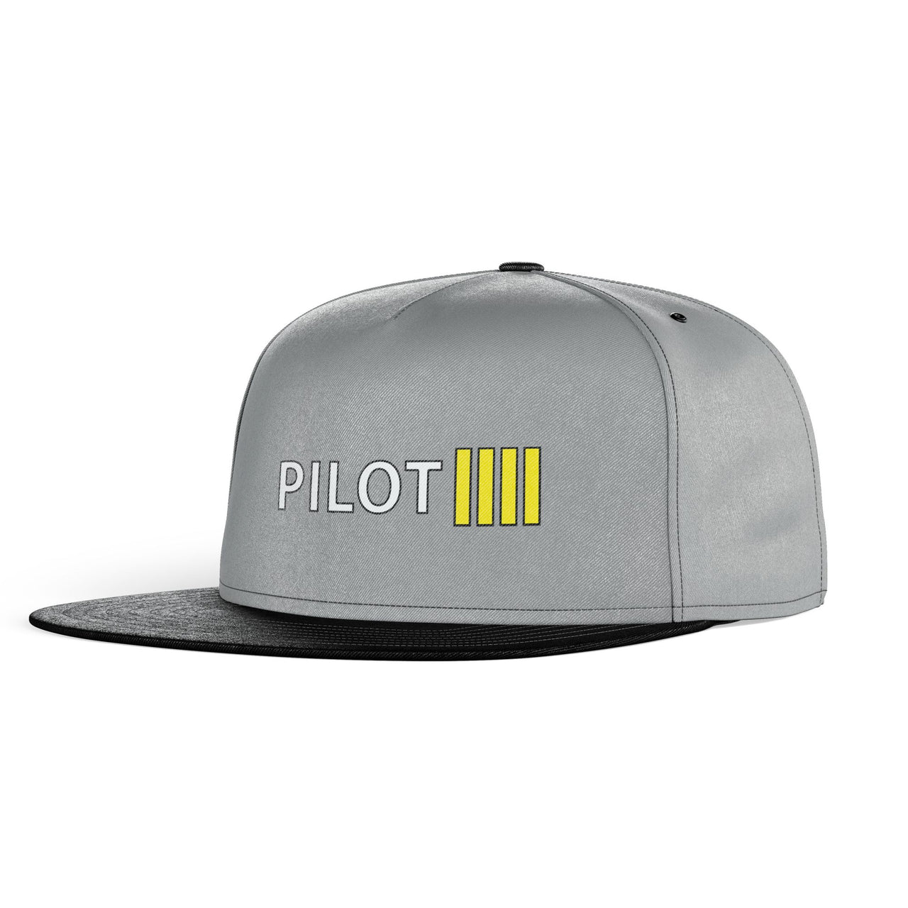Pilot & Stripes (4 Lines) Designed Snapback Caps & Hats