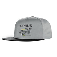 Thumbnail for Airbus A330 & Trent 700 Engine Designed Snapback Caps & Hats