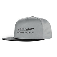 Thumbnail for Born To Fly Designed Snapback Caps & Hats