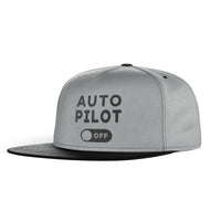 Thumbnail for Auto Pilot Off Designed Snapback Caps & Hats